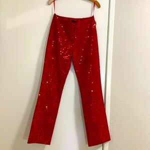 Maria Bianca Nero red sequins pants